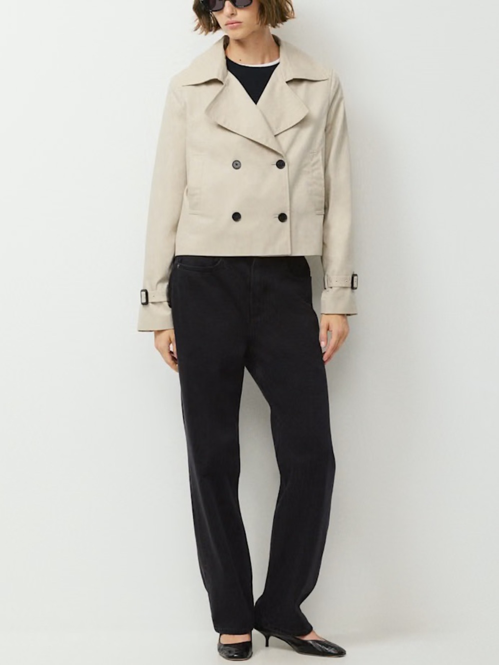 Aritzia The Esquire Short Trench Coat - City Twill